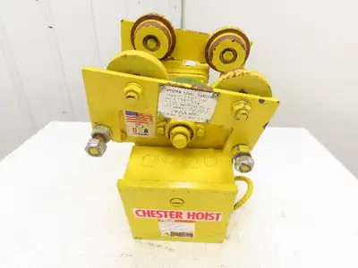 Chester Hoist Tractor 2000 LB 70 FPM 1/2 HP Power Trolley Drive 230/460 V 3 PH