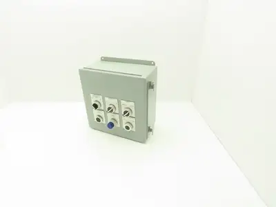 Hoffman A1212CH Electrical Enclosure J Box Assembly 12x12x6" & Switches/Buttons