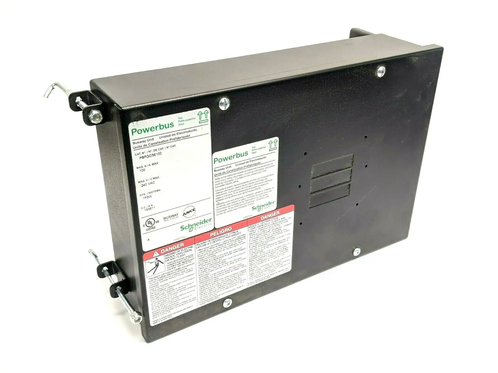 New | in-Stock Schneider Electric PBPQO3E100 Bus Bars & Plugs Michigan US | Maverick Industrial Sales #1396209