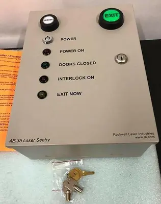ROCKWELL LASER INDUSTRIES AE-35 LASER SENTRY ACCESS MONITORING DEVICE