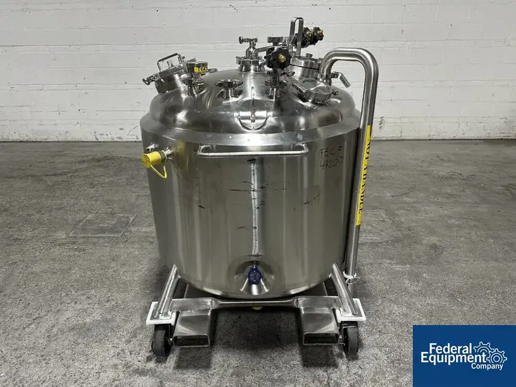 Used DCI Used 600 liter DCI Jacketed Receiver Vessel, Hastelloy C22, 45/150# Stainless Steel Tanks Ohio US | Federal Equipment Company #127214
