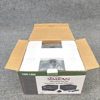New | in-Stock Simran VSR-1500 Voltage Regulators California US | Davliegogo LLC #1708047