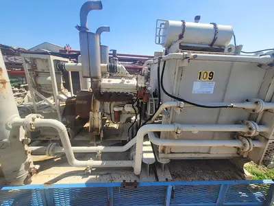 Used KNIGHT KOA-2 4-3/4" SINGLE STAGE HORIZONTAL AIR BOOSTER COMPRESSOR High Pressure Air Compressors Pennsylvania US | East West Machinery & Drilling #1417200