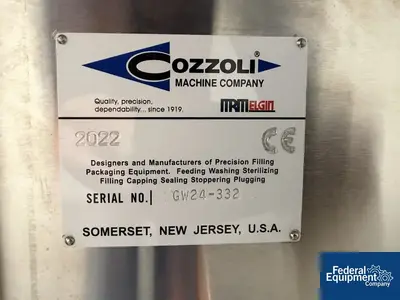 USED Cozzoli Cozzoli GW24 Vial Washer