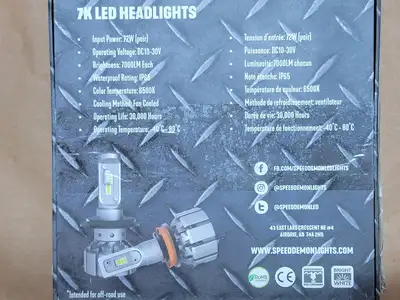 NEW SPEED DEMON LIGHTS XSD 10-20105