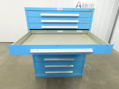 Nu-Era Modular Tool Storage Cabinet 10 Drawer 45x28x61" Stanley Vidmar Lista