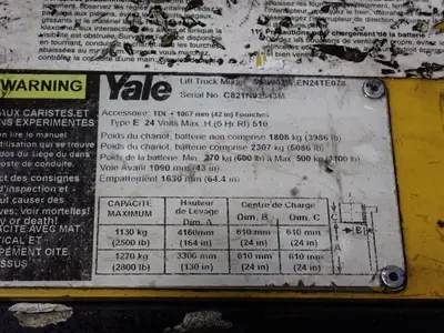Used 2014 YALE MRW030LEN24TE078 Material Handling (misc) Ohio US | HGR 24 #915754