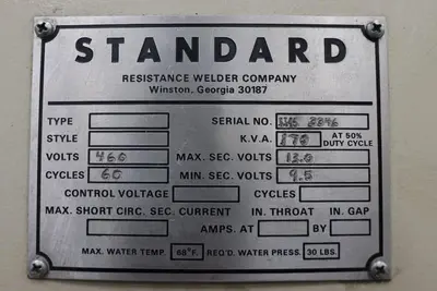 Used STANDARD Unknown Spot Welders Georgia US | The Equipment Hub #505687