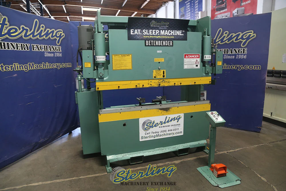 Used BETENBENDER 6-50T Press Brakes California US | Sterling Machinery Exchange #1465708