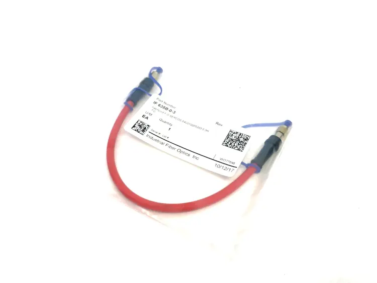 New | in-Stock INDUSTRIAL FIBER OPTICS PATCHCORD F/O SERCOS 84C01000S333 0.5M Fiber Optics | Maverick Industrial Sales #1113196
