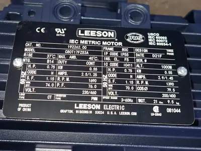 USED LEESON C80T17FZ53A