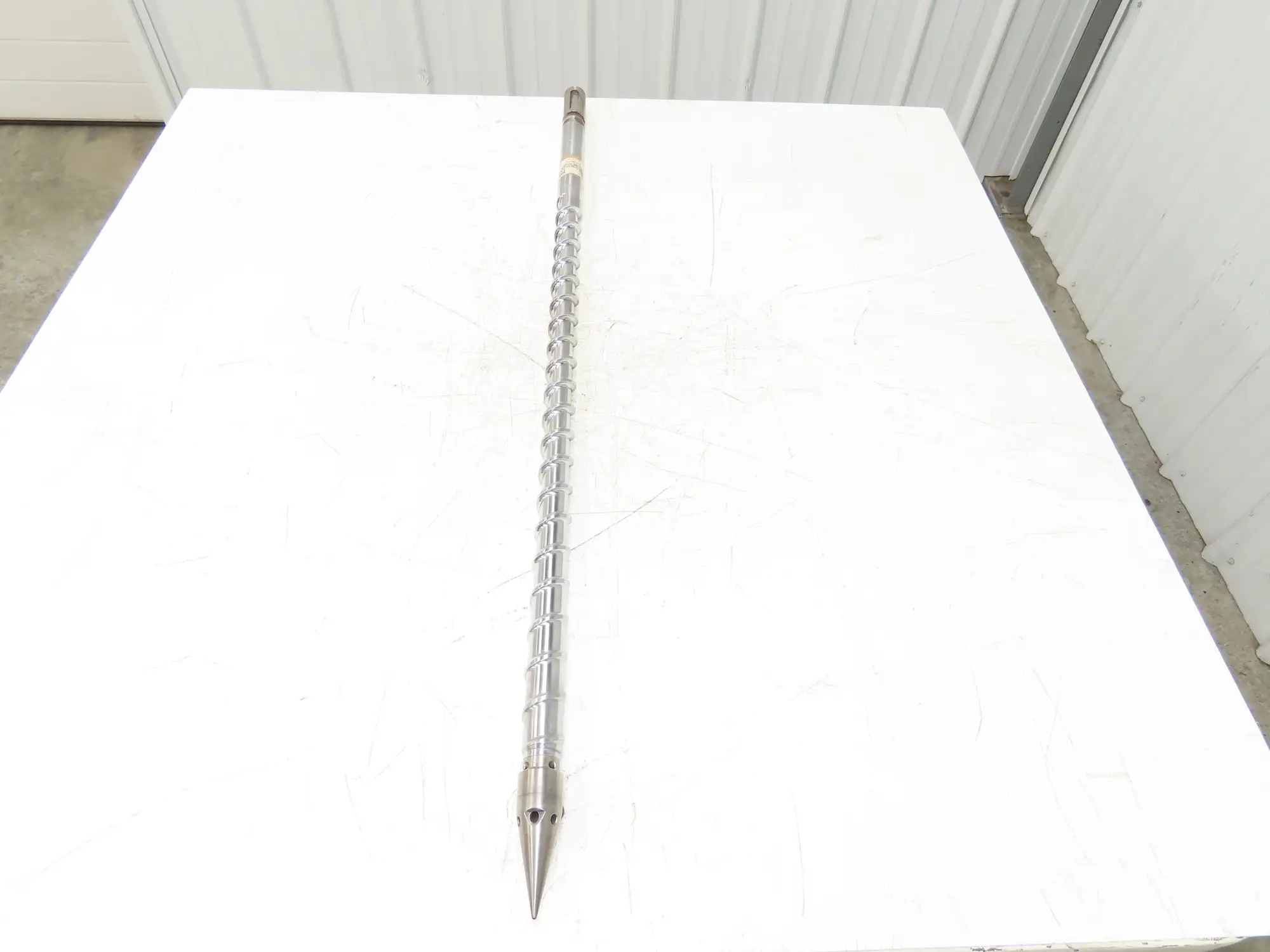 Meiki 148540 Metering Screw Injection Molding 36mm x 1050mm w/Tip 45.75" OAL