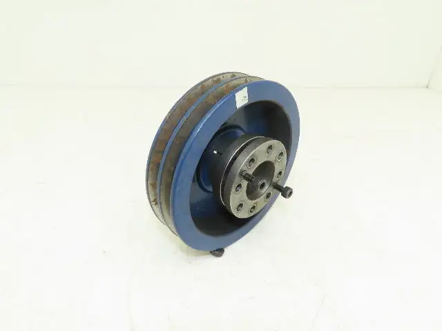 Miki Pulley NBK6A2 2-Groove V-Belt Pulley Sheave 6" OD Tapered 35mm Bushing
