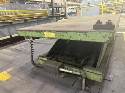 108' X 48" HYDRAULIC LIFT TABLE: STOCK #23555