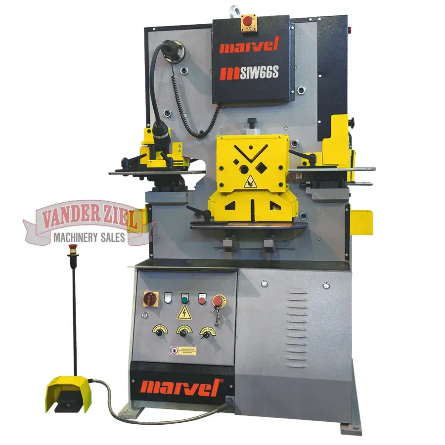 New | in-Stock MARVEL MANUFACTURING MSIW66S Ironworkers Michigan US | Vander Ziel Machinery Sales #482313