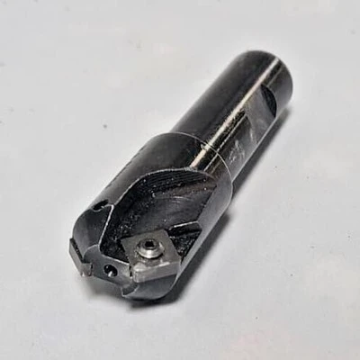 ROUSE 1" DIA INDEXABLE END MILL H-134-45 3/4 SHANK 2 FL Carbide INSERTS