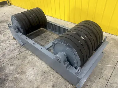 120,000 LB / 60 TON RANSOME PANDJIRIS TANK TURNING ROLLS - POWER & IDLER SET: STOCK 13386