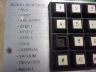 USED PYRO SCROLL SEQUENCE KEYPAD