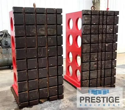 72" x 36" x 43.5" T-Slotted Angle Plates, Qty 2