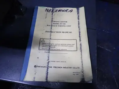 Used NAKAMURATOME PRECISION INDUSTRY CO SC150 CNC Lathes Ohio US | HGR 24 #863765
