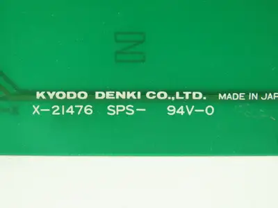 Kyodo Denki X-21476 SPS-94V-0 Control Circuit Board