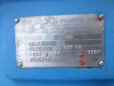 Goulds 3175 6x8x14 Pump (SS)