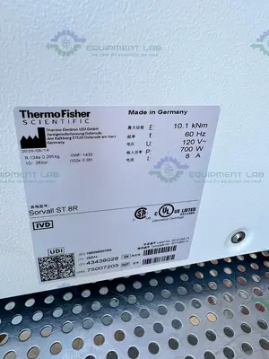 New | in-Stock THERMO FISHER SORVALL ST8R  REFRIGERATED CENTRIFUGE 4,500 RPM WITH ROTOR, MFG 25 Centrifuges California US | Equipment Lab #1250300