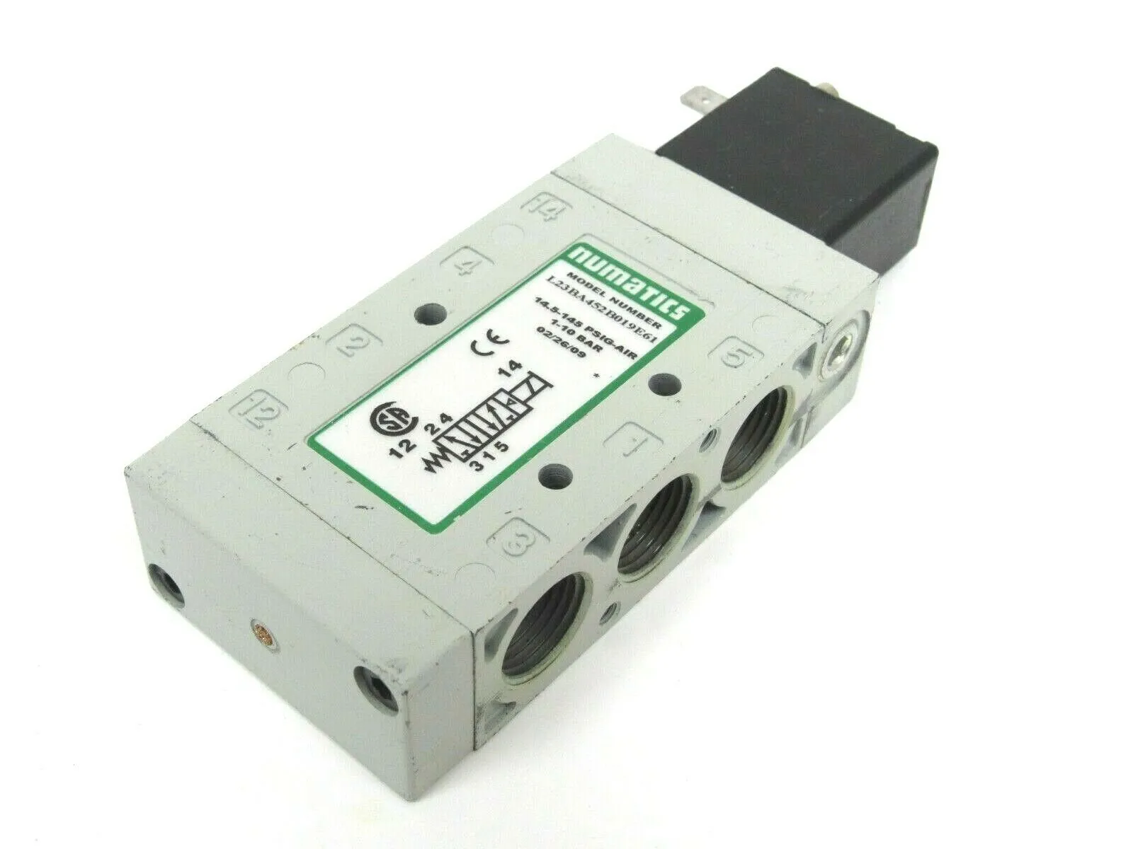NEW NUMATICS L23BA452B019E61 SOLENOID VALVE
