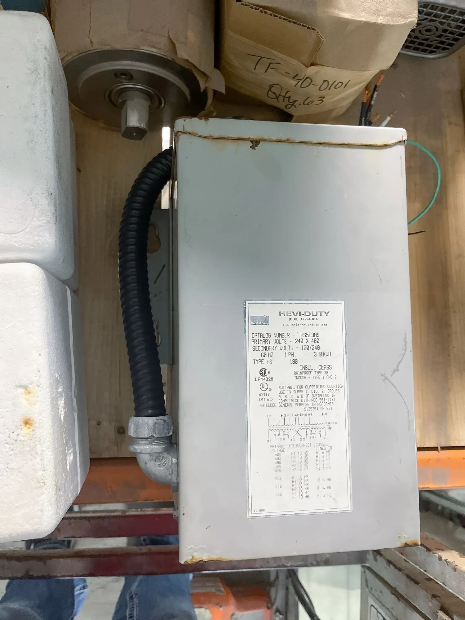 USED SOLA/HEVI-DUTY ELECTRICAL GROUP HS5F3AS