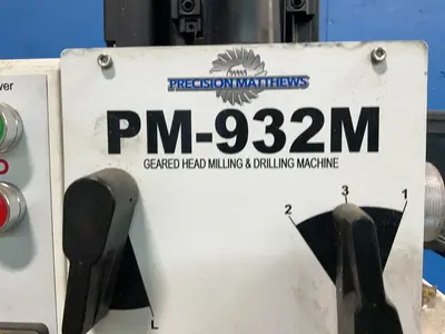 Used 2022 PRECISION MATTHEWS PM932M Vertical Mills Ohio US | HGR 24 #1406233