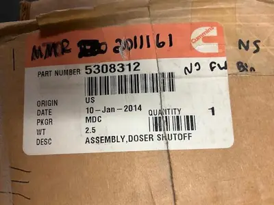 Cummins Doser Shutoff Assembly PN 5308312
