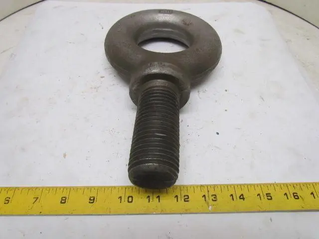 Eye Bolt Lifting W/Shoulder Drop Forge Carbon Steel Plane M42X4.5mm 97mm Shank