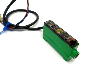 Used TAKEX GREEN FIBER OPTIC SENSOR WITH CABLE 12-24VDC Cable & Wire | Maverick Industrial Sales #1110082