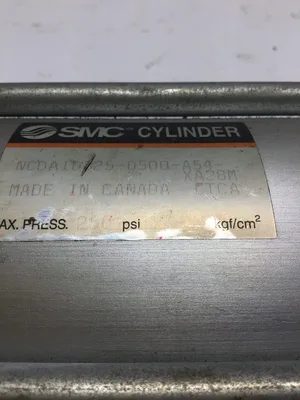 SMC NCDA1D325-0500-A54 Pneumatic Cylinder Max Press 250PSI
