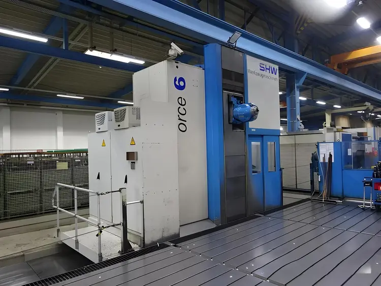 Used 2005 SHW UNIFORCE 6X Horizontal Floor Type Boring Mills Georgia US | Shub Machinery #506487