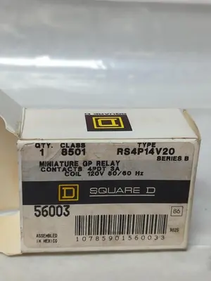 New | in-Stock SQUARE D 8501-RS4P14V20 Miscellaneous Equipment (Electrical & Power) | Surplus Asset Holdings #1202631