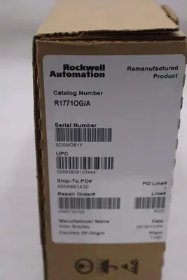 ALLEN BRADLEY 1771-OG OUTPUT MODULE  - ROCKWELL REMANUFACTURED - STOCK GF887