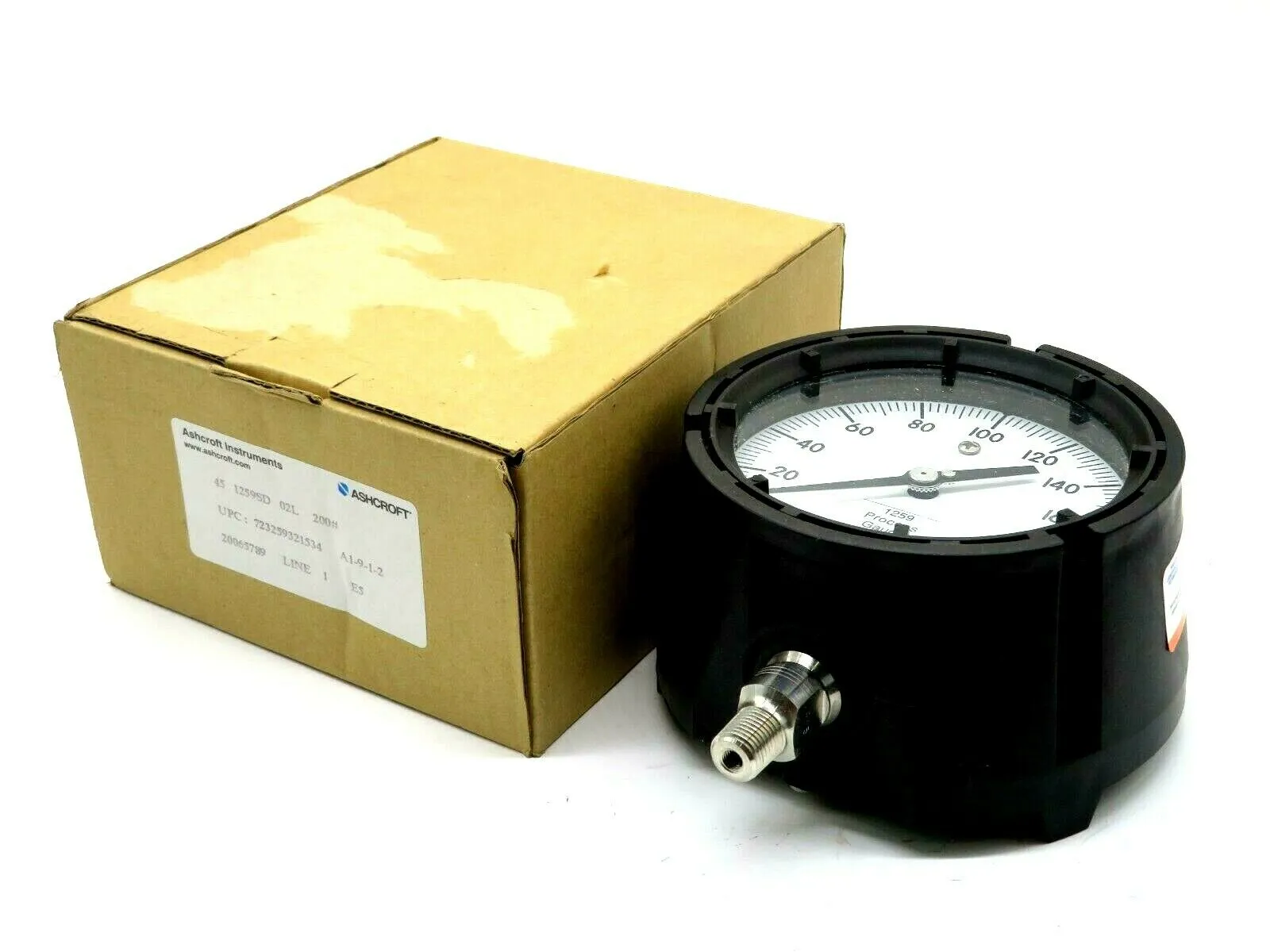 NEW ASHCROFT 45-1259SD-02L PRESSURE GUAGE 451259SD02L