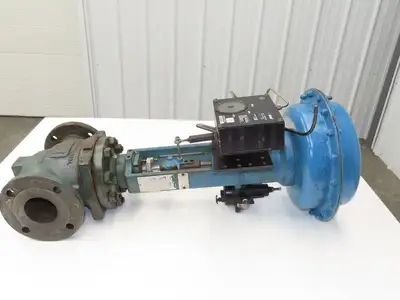 Neles-Jamesbury G110LGC32QC8Y 3" ANSI Globe Valve with Pneumatic Positioner