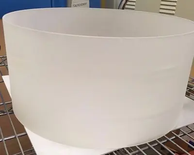 Veeco RF 350 or RF 1201 Quartz liner with quartz ring