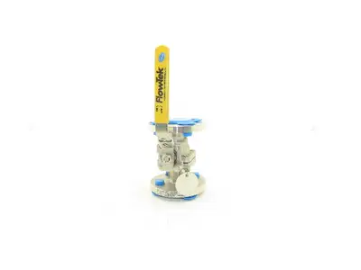 FlowTek F15 3/4" 150 Flanged 2pc Stainless Ball Valve 275psi 316SS/CF8M