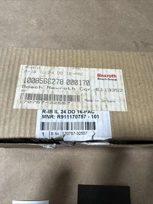 NEW Rexroth R3911170752-101