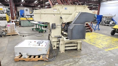 52" x 58" Vecoplan Single Shaft Shredder, Model RG52/100 SPK