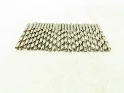 W PTD HSS Drill Bit Precision Twist High Speed Steel Size W Or 3/8" Lot Of 25