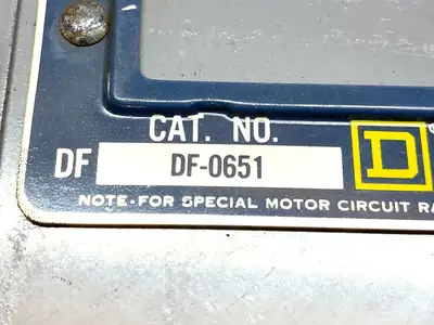 USED SQUARE D DISCONNECT SWITCH 30A 250V 2 POLE