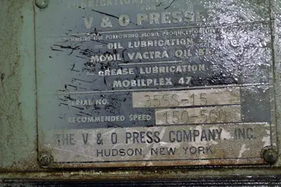 V&O SS2-35-32 Straight-Side Presses | Mohawk Machinery (10)