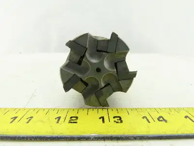 2" Dia. Indexing Coolant 5 Flute Thru Face Mill Shell Mill 1-1/4" Shank