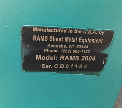 Used RAMS _UNKNOWN_ Cleat Benders Maryland US | Production Products #797252