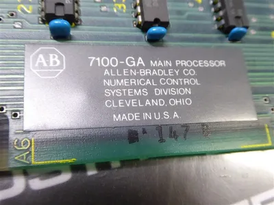 Allen Bradley 7100-GA Main Processor Board 636429-90001 Rev. 2 Used
