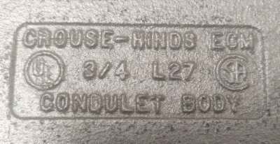 NEW Crouse Hinds L27